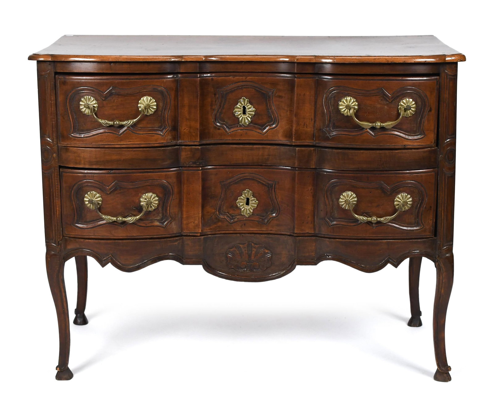 18TH C. ITALIAN WALNUT COMMODE. - 2