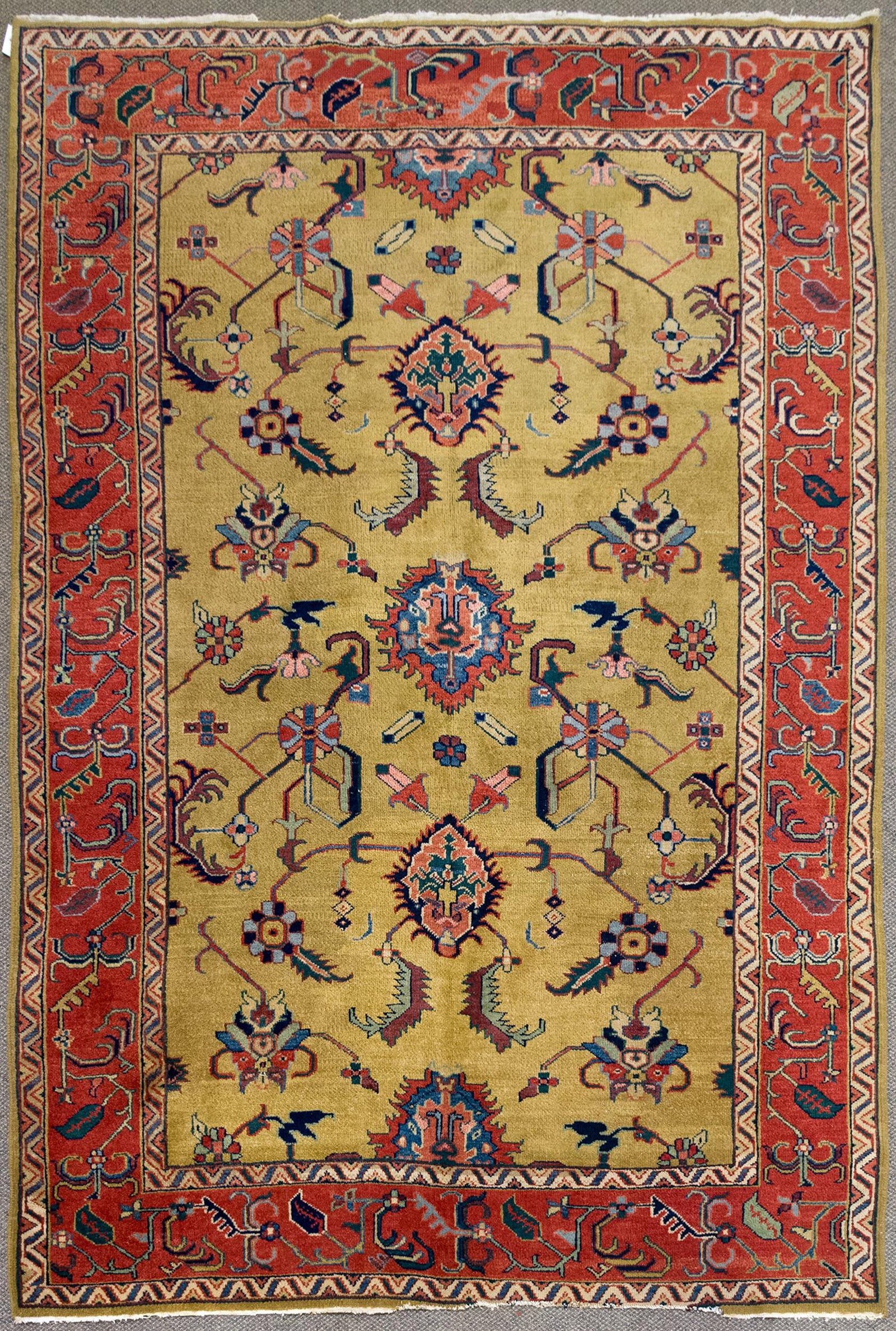 VINTAGE TURKISH ORIENTAL SMALL ROOM SIZE RUG. (1 of 7)