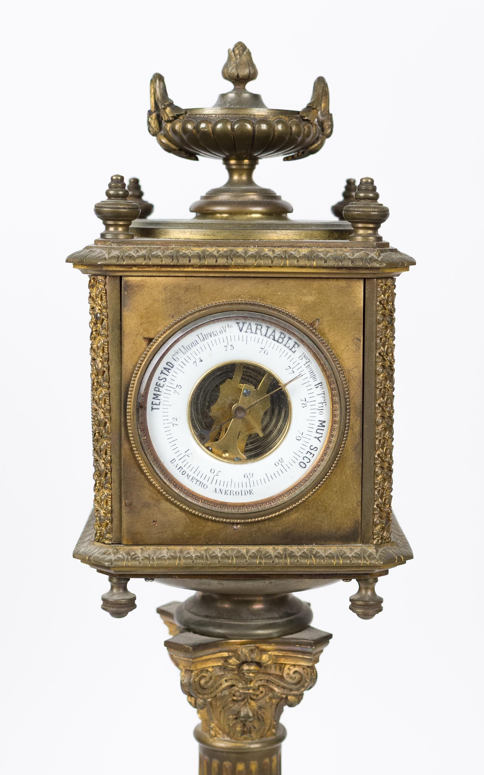 19TH C. FOUR DIAL MULTI-FUNCTION FRENCH TOWER CLOCK. - 10