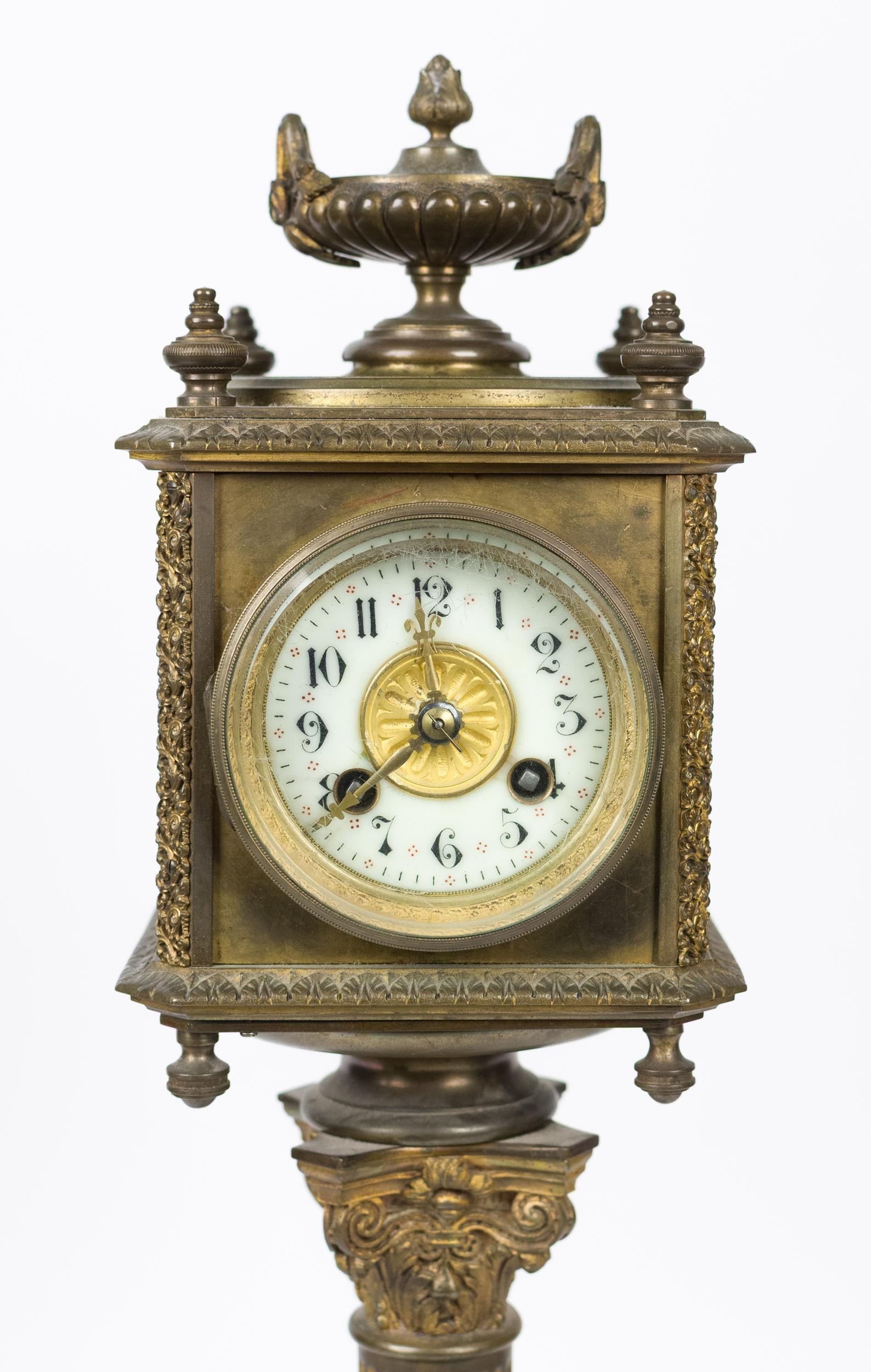 19TH C. FOUR DIAL MULTI-FUNCTION FRENCH TOWER CLOCK. - 3