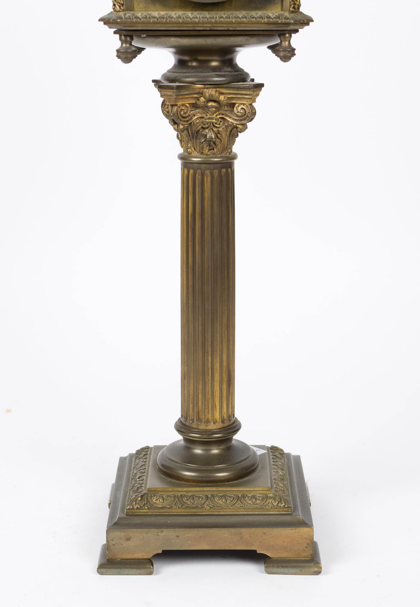 19TH C. FOUR DIAL MULTI-FUNCTION FRENCH TOWER CLOCK. - 4
