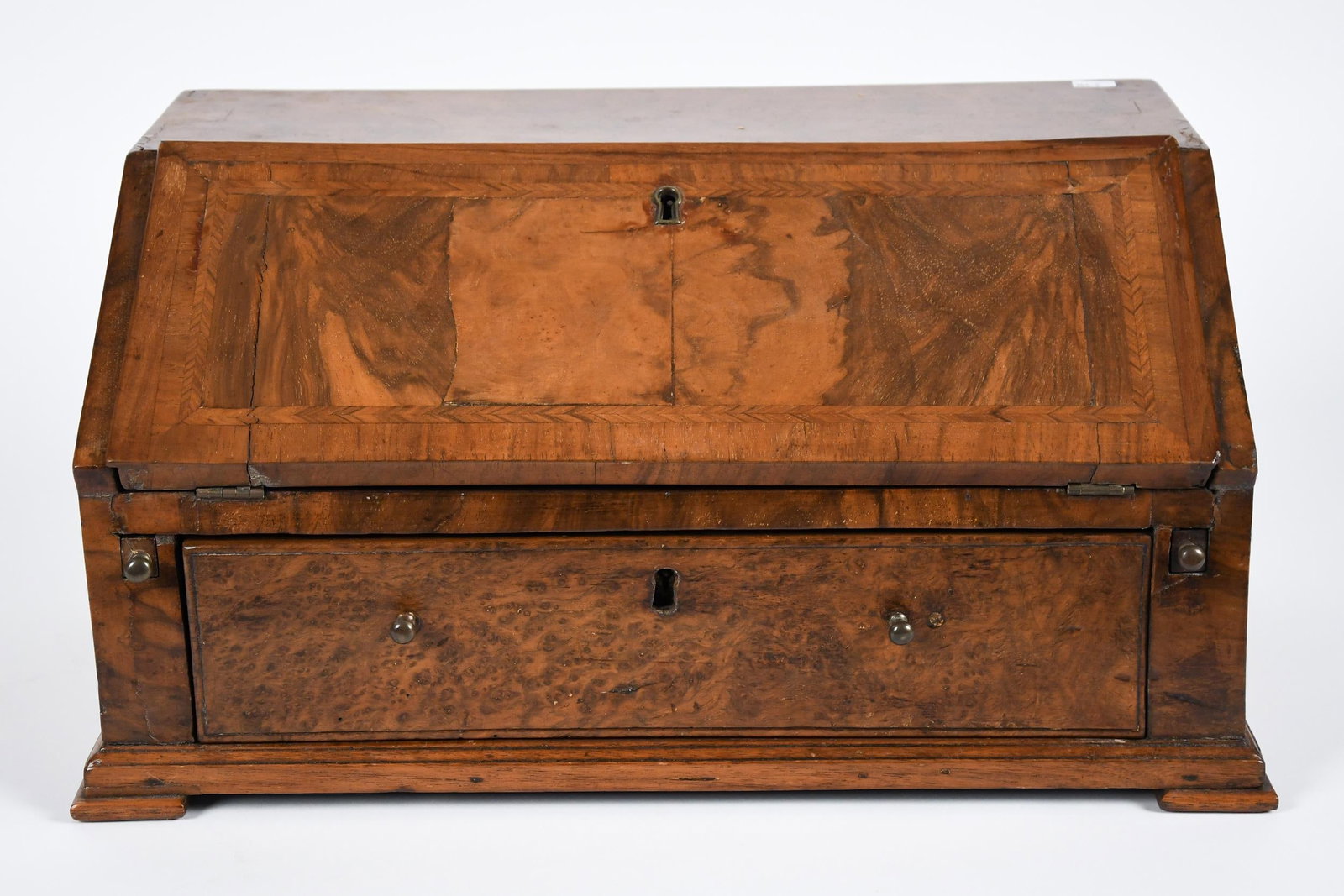 GEORGIAN TABLE TOP WRITING DESK. - 2