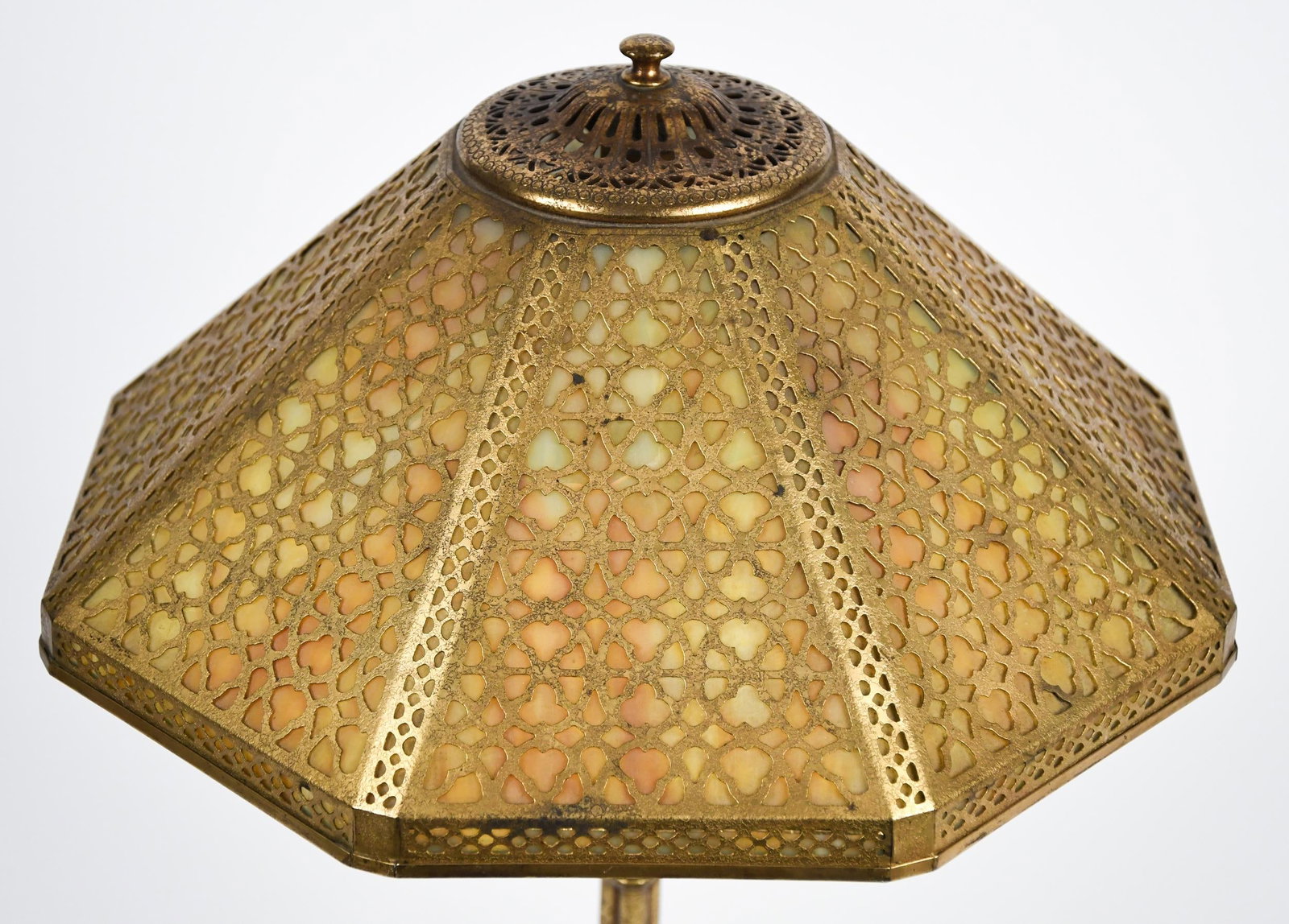 ANTIQUE TIFFANY STUDIOS TABLE LAMP. - 6