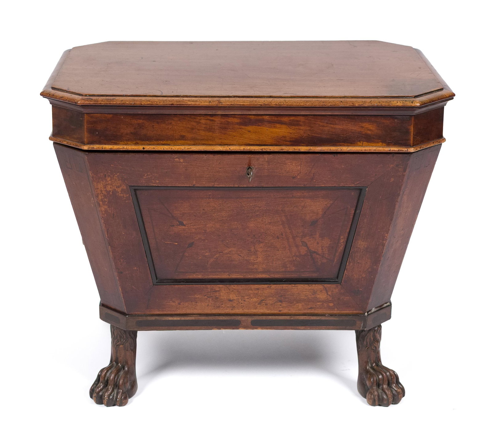 19TH C. ENGLISH REGENCY CELLARETTE. - 2