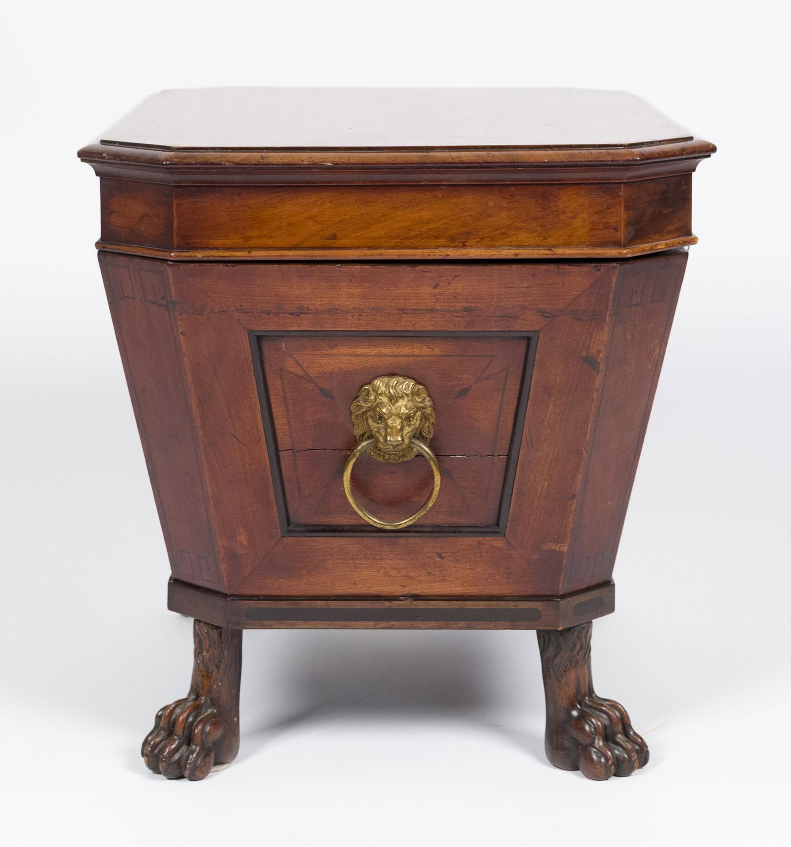 19TH C. ENGLISH REGENCY CELLARETTE. - 7