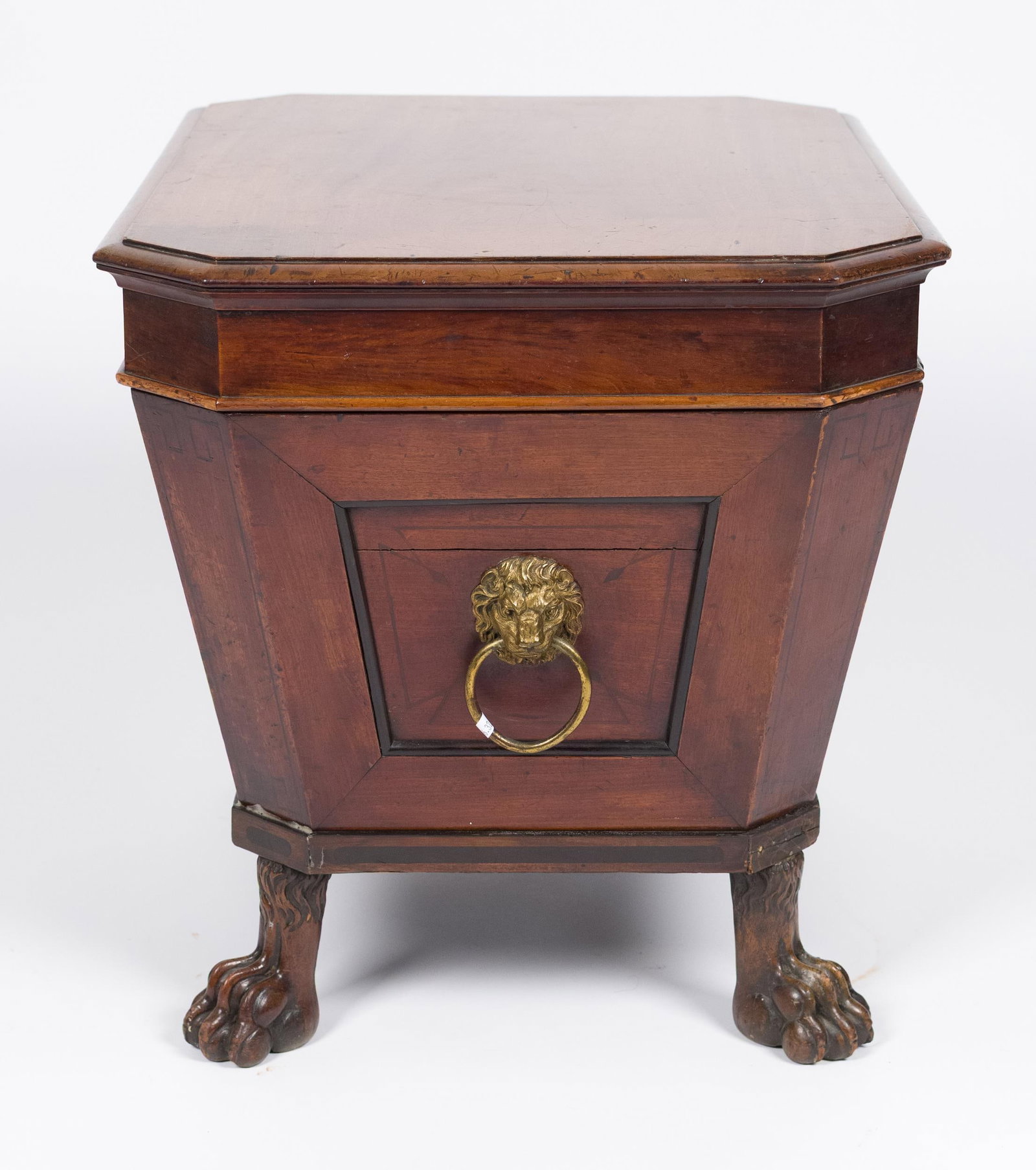19TH C. ENGLISH REGENCY CELLARETTE. - 9