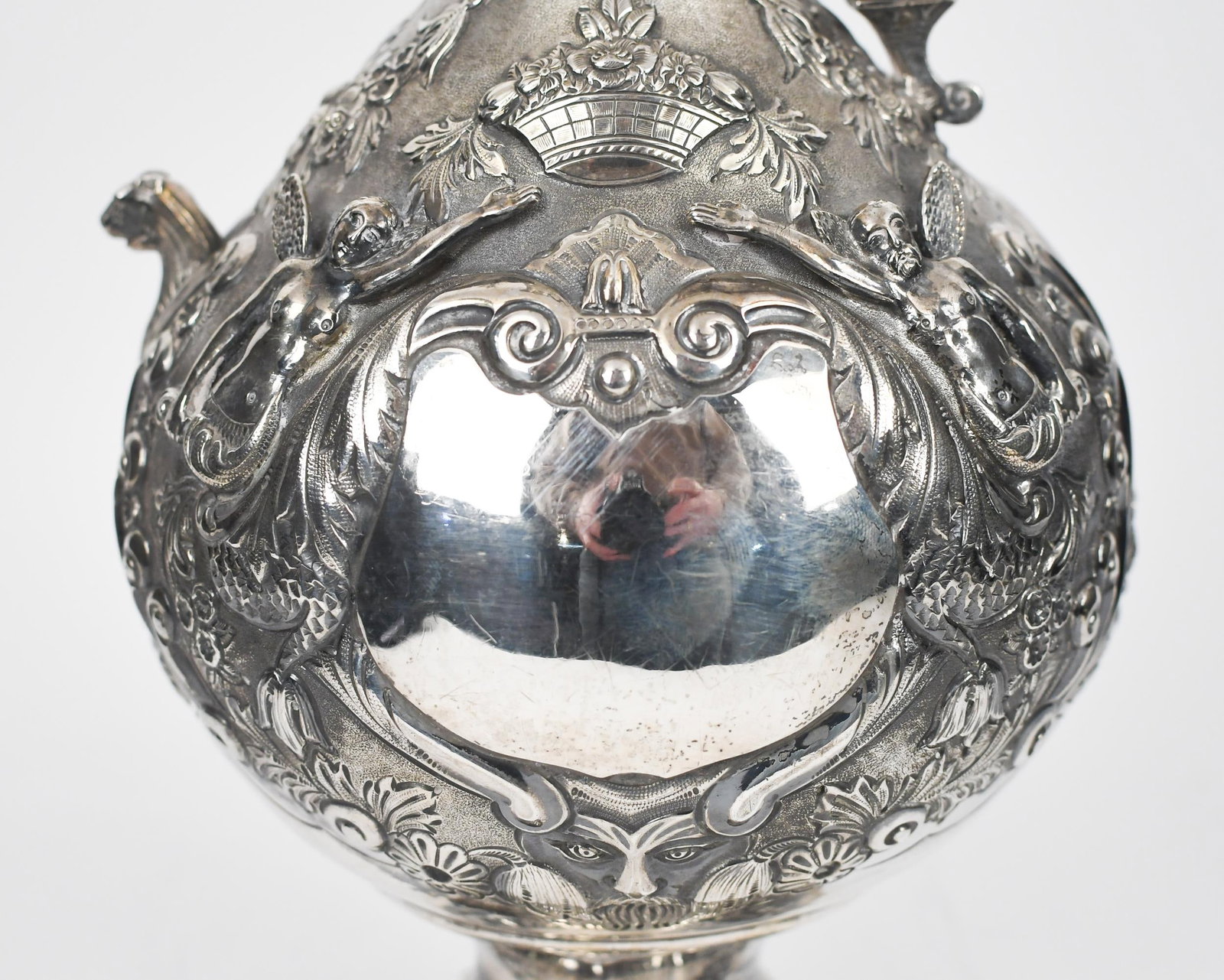 FINNISH SILVER PITCHER, TARKIAINEN MAKER. - 2