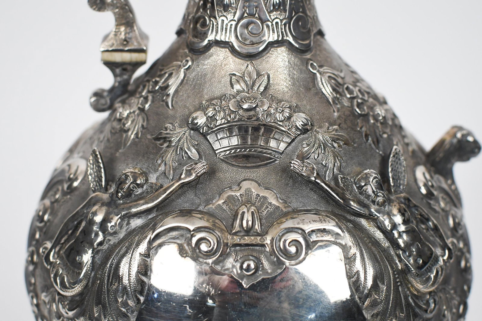 FINNISH SILVER PITCHER, TARKIAINEN MAKER. - 3