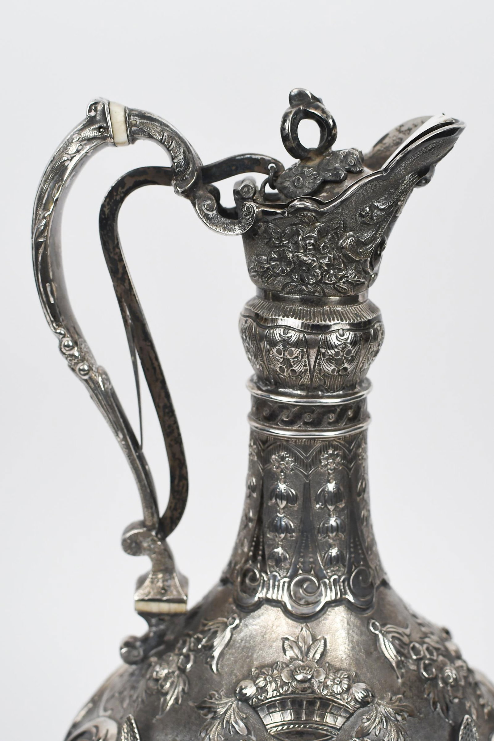 FINNISH SILVER PITCHER, TARKIAINEN MAKER. - 4