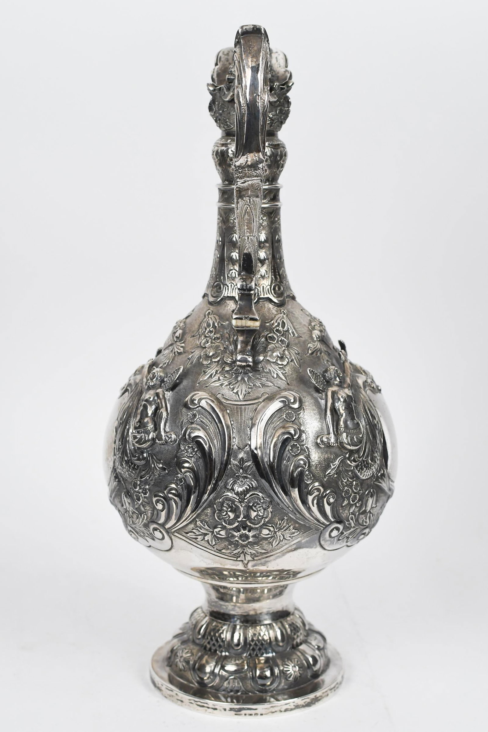 FINNISH SILVER PITCHER, TARKIAINEN MAKER. - 6
