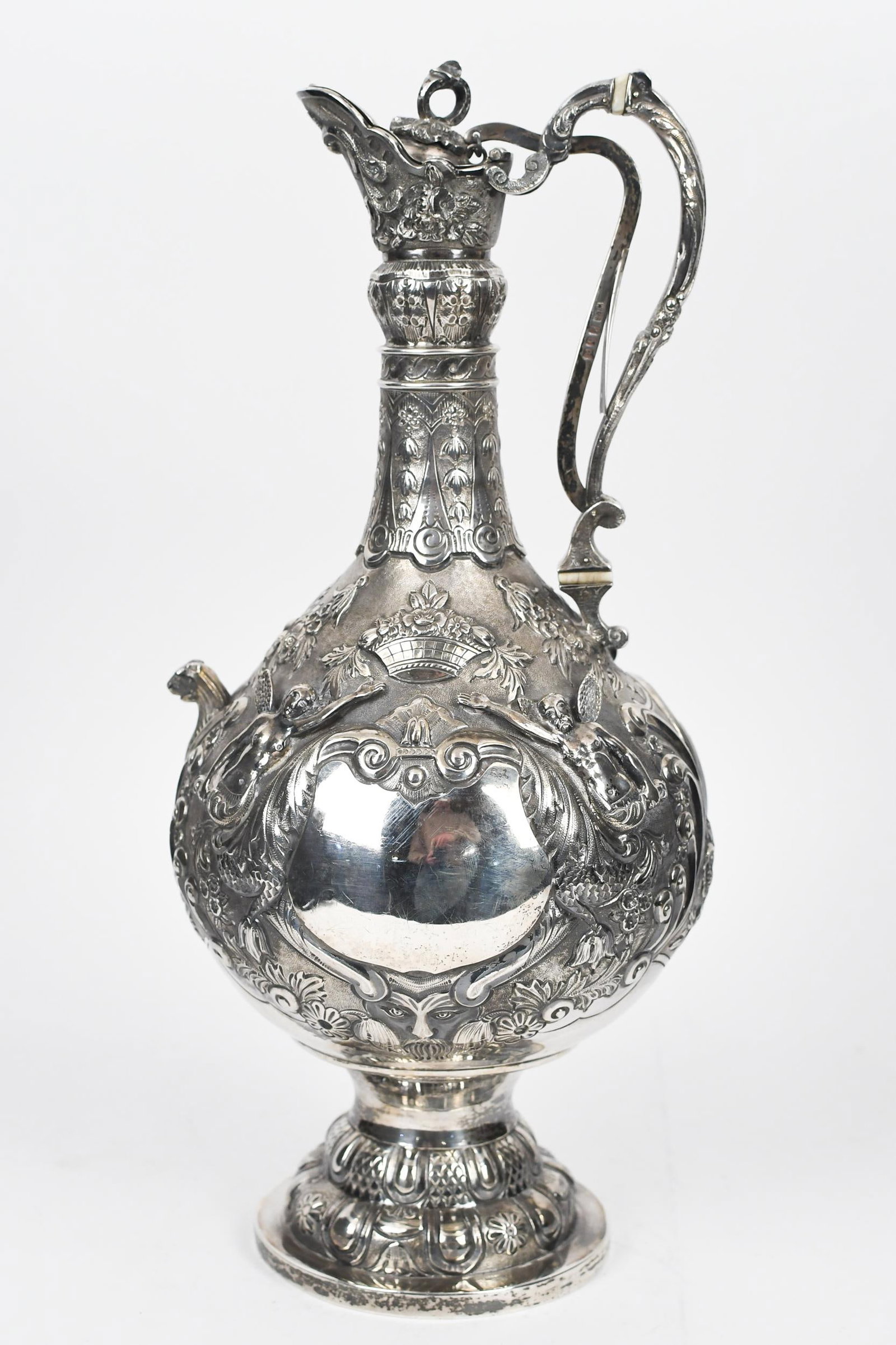 FINNISH SILVER PITCHER, TARKIAINEN MAKER. - 7