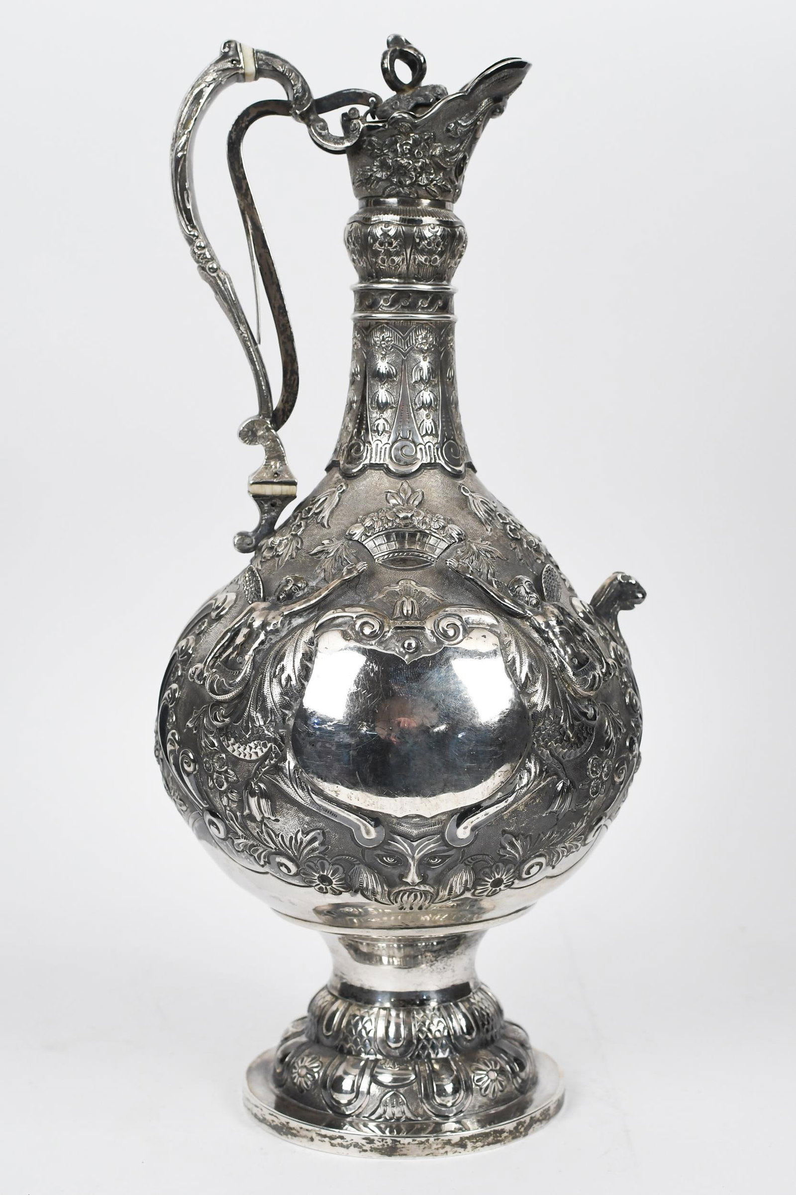 FINNISH SILVER PITCHER, TARKIAINEN MAKER. - 8