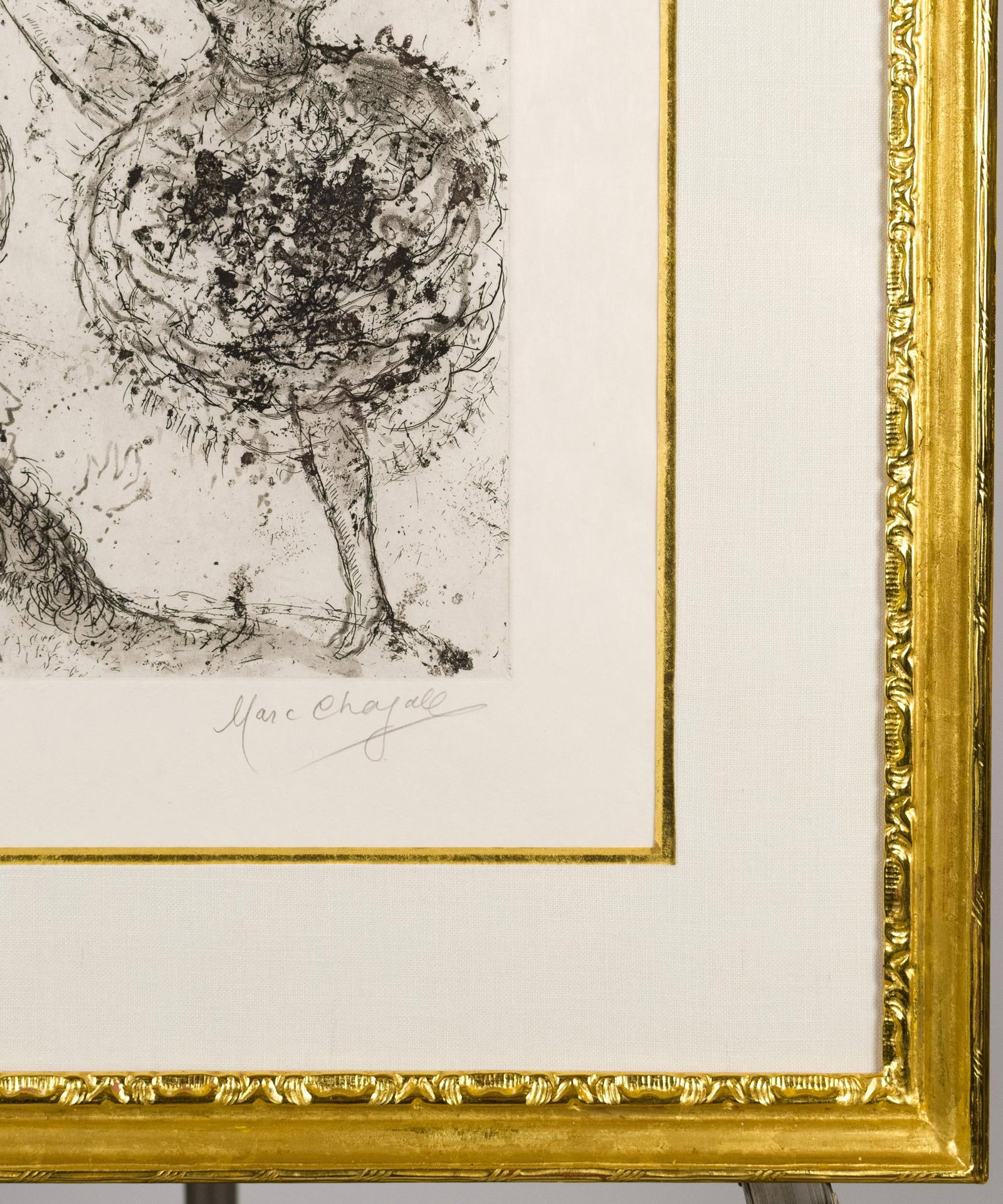 MARC CHAGALL ETCHING, LA GRANDE DANSEUSE. - 11