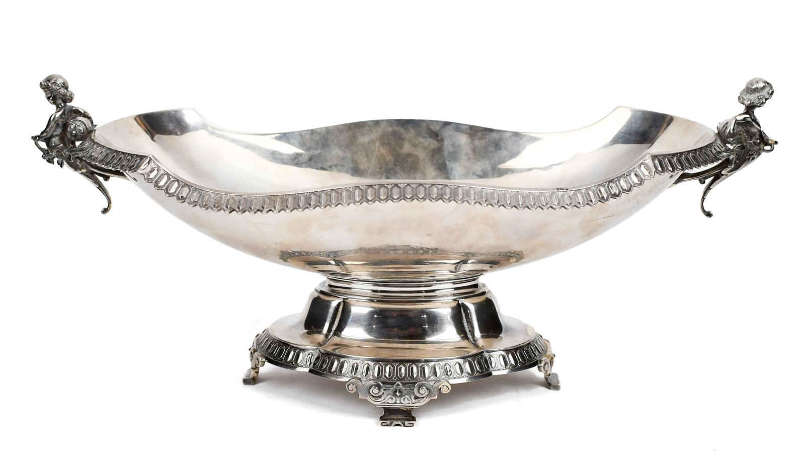 J.E. CALDWELL STERLING SILVER CENTERPIECE. (1 of 10)
