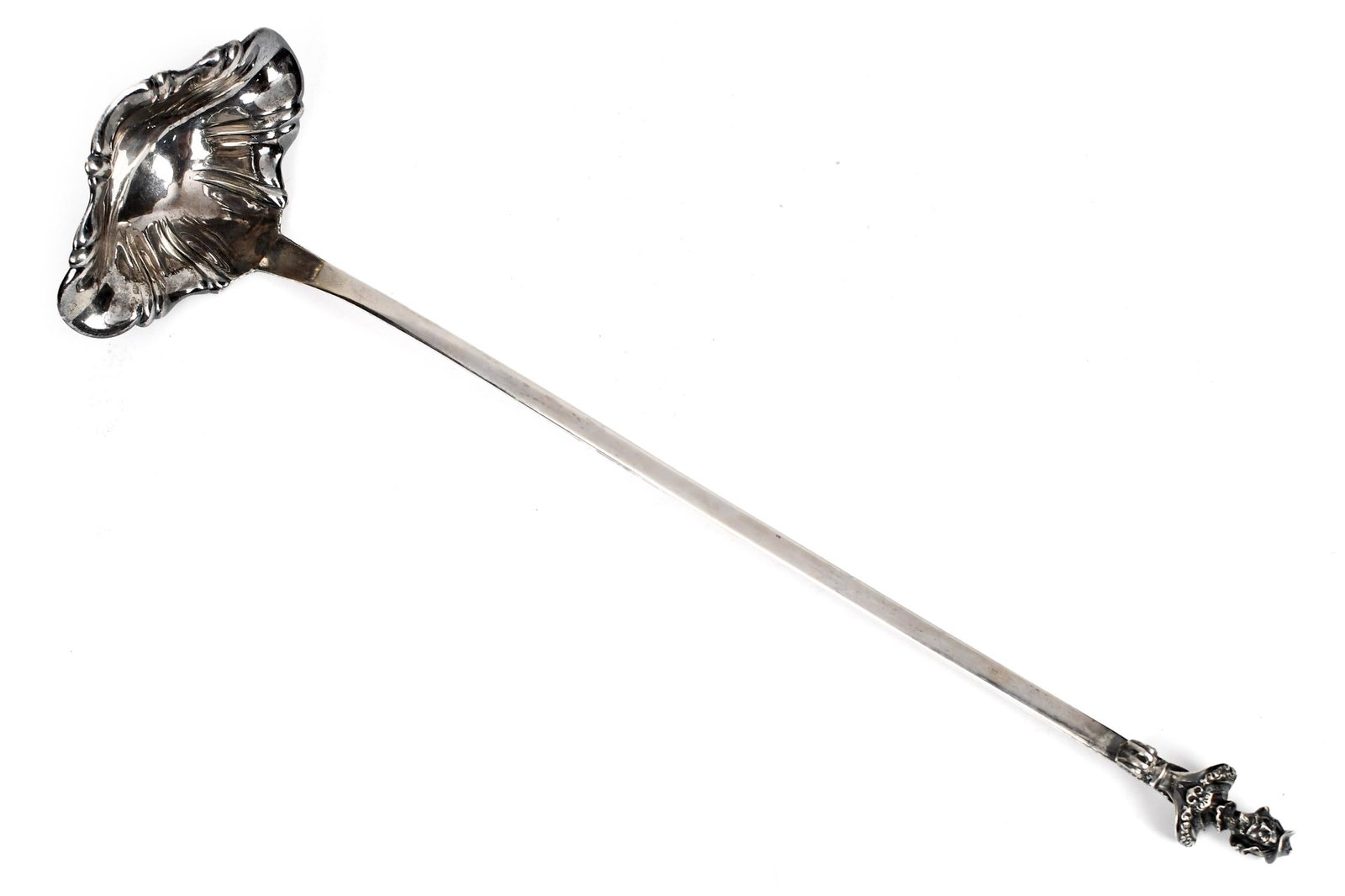LARGE STERLING LADLE. (1 of 7)