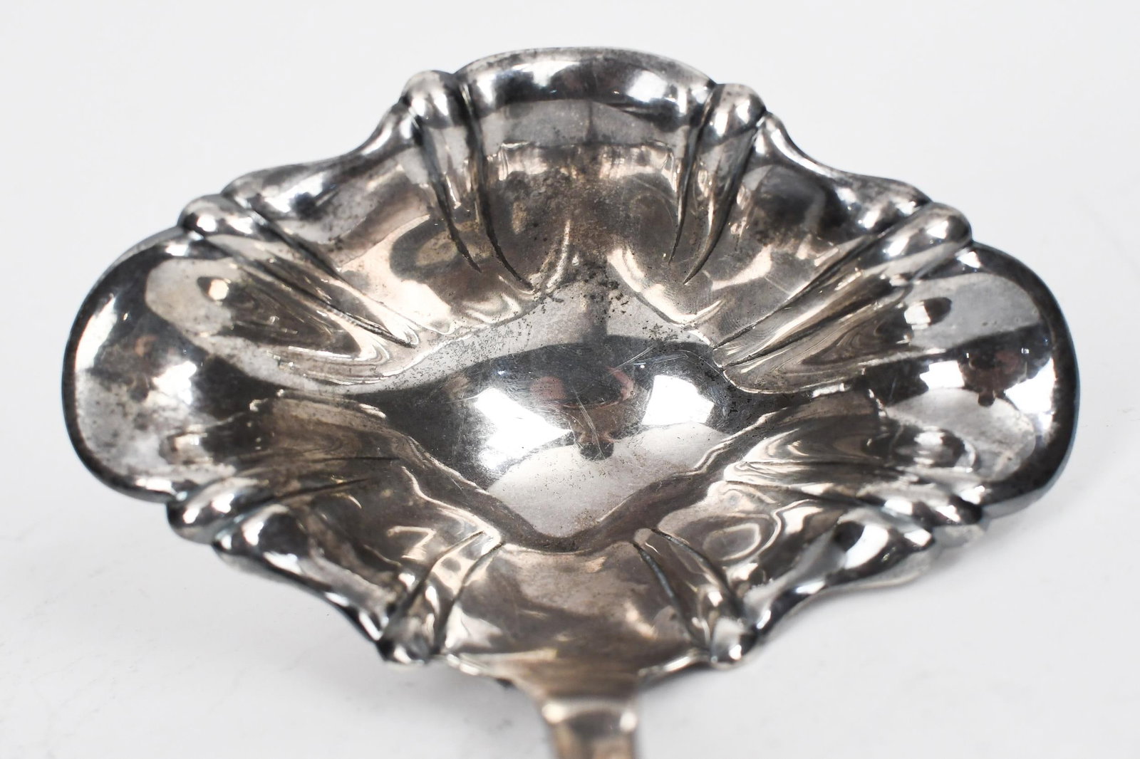 LARGE STERLING LADLE. - 2