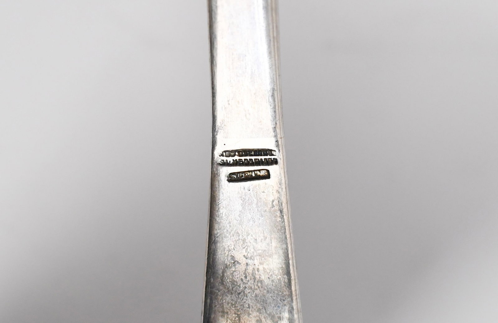 LARGE STERLING LADLE. - 4