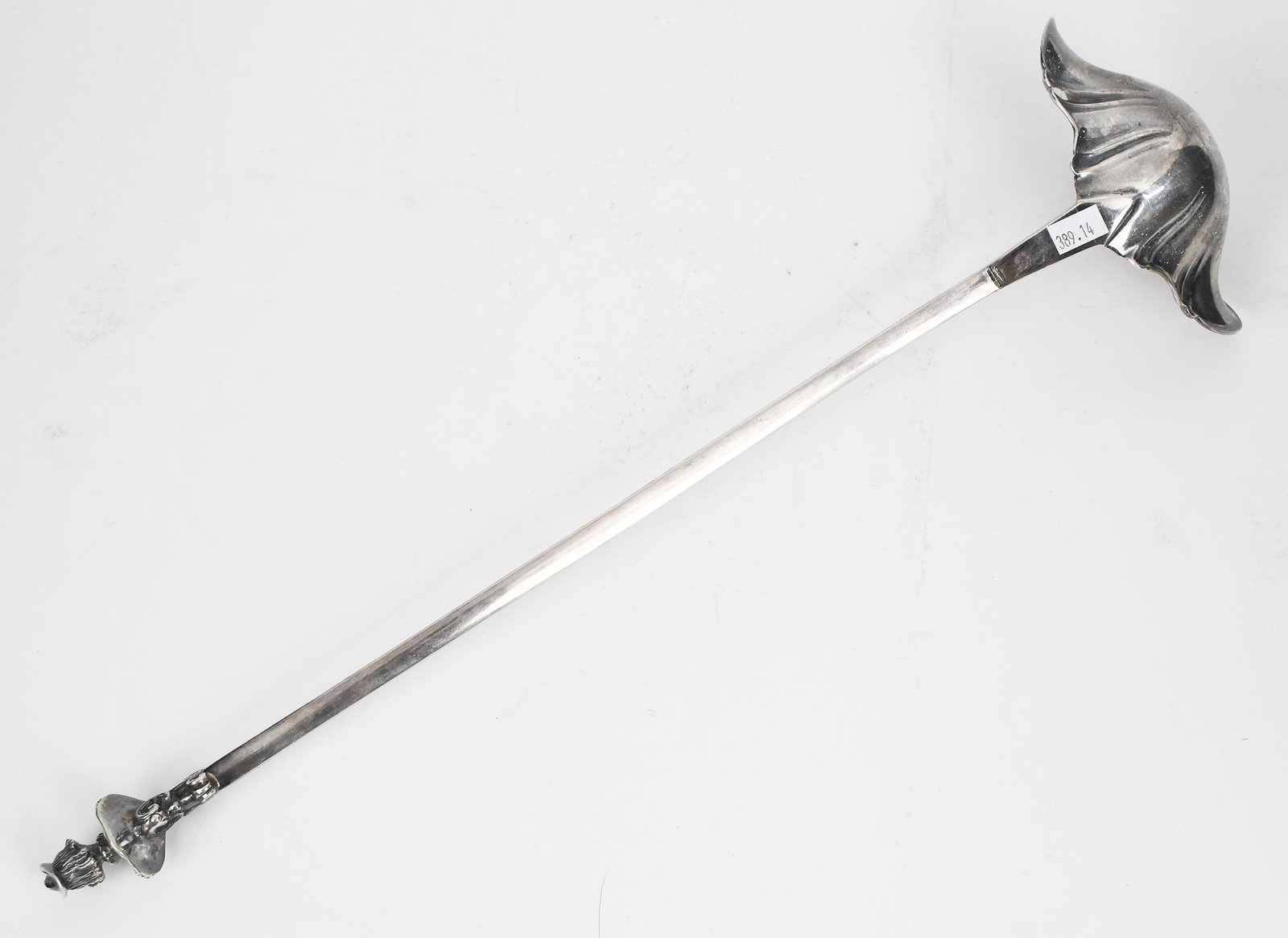 LARGE STERLING LADLE. - 5