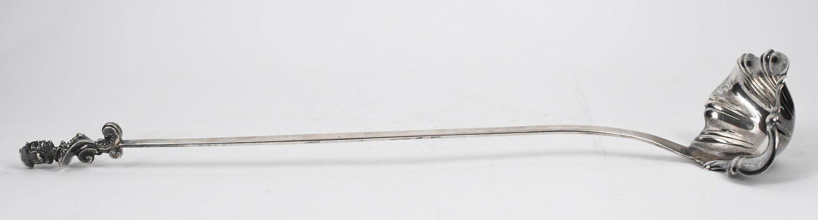 LARGE STERLING LADLE. - 6