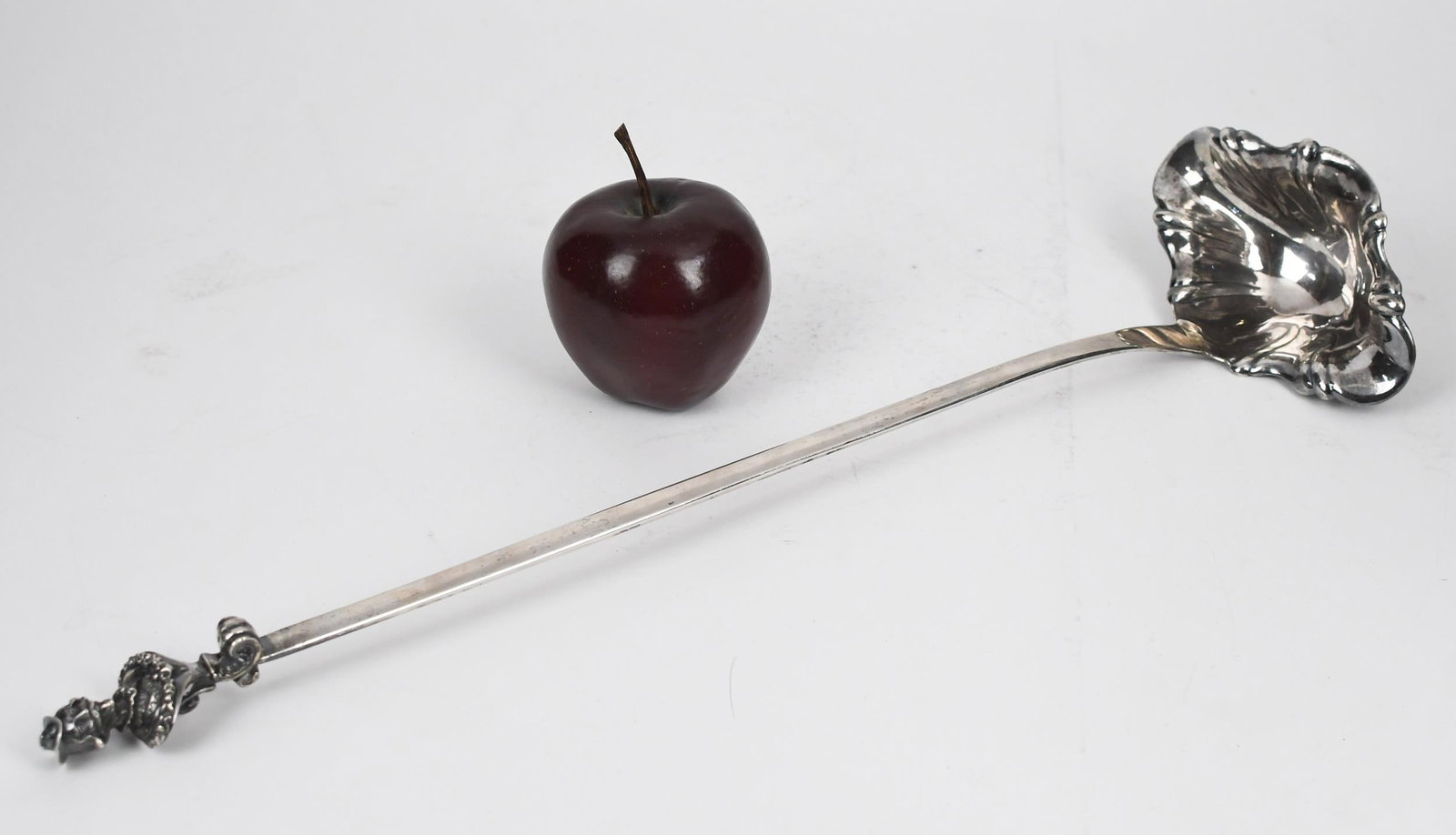 LARGE STERLING LADLE. - 7