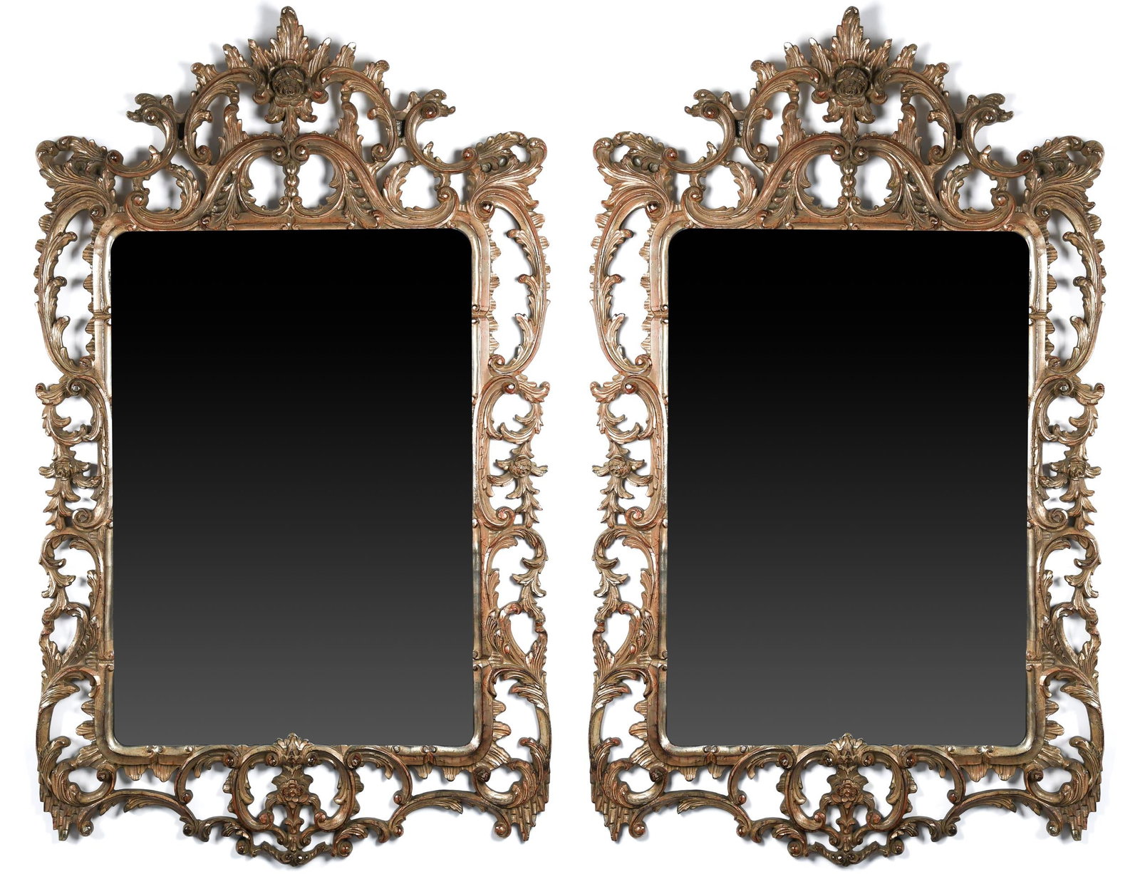 PR. LARGE CARVED AND GILT MIRRORS. (1 of 1)