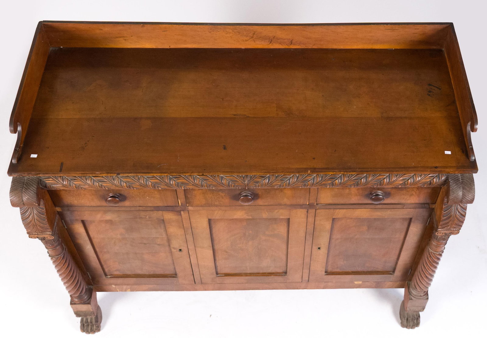 19TH C. NY CLASSICAL SIDEBOARD. - 2