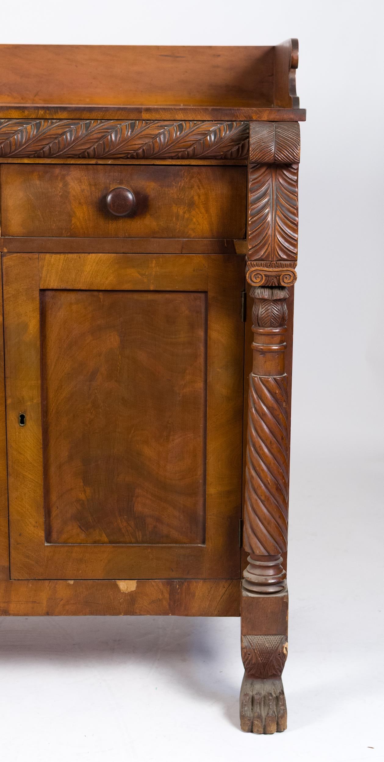 19TH C. NY CLASSICAL SIDEBOARD. - 4