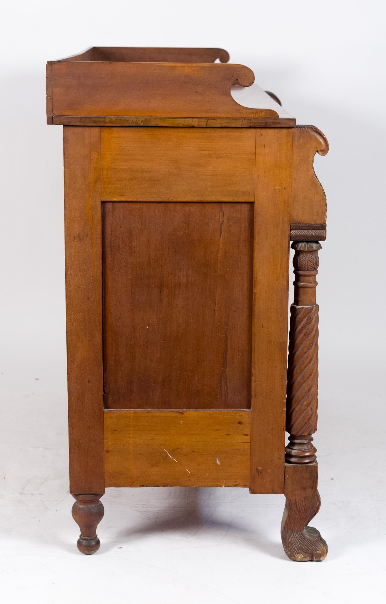 19TH C. NY CLASSICAL SIDEBOARD. - 7