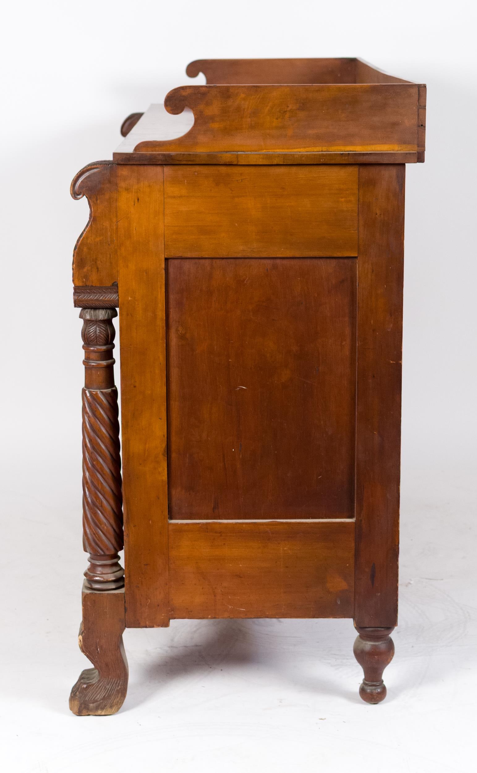 19TH C. NY CLASSICAL SIDEBOARD. - 9