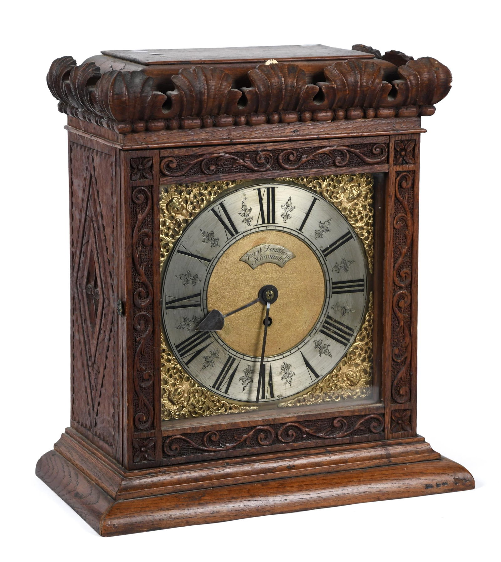 JOSEPH DONISTHORPE NORMANTON ENGLISH MANTLE CLOCK. (1 of 10)