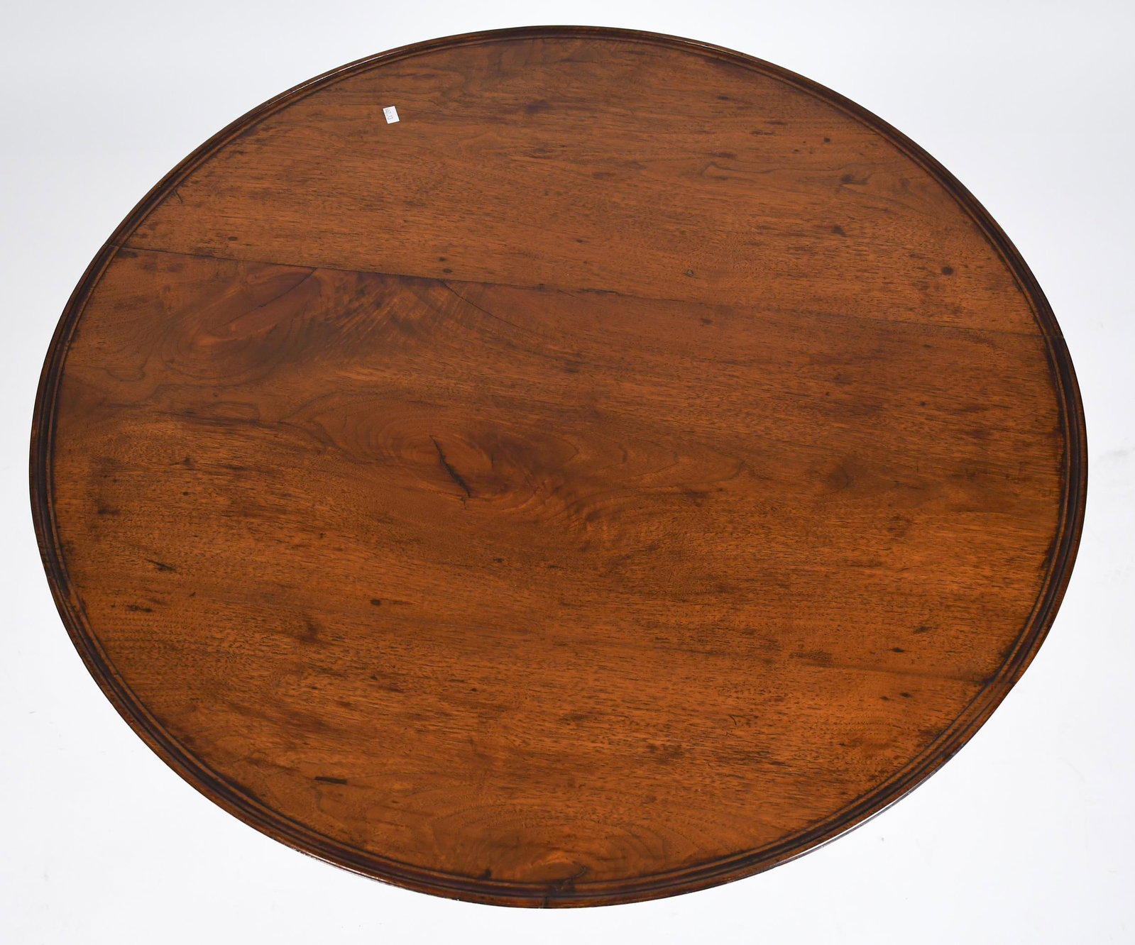 18TH C. PA WALNUT DISH TOP TEA TABLE. - 4
