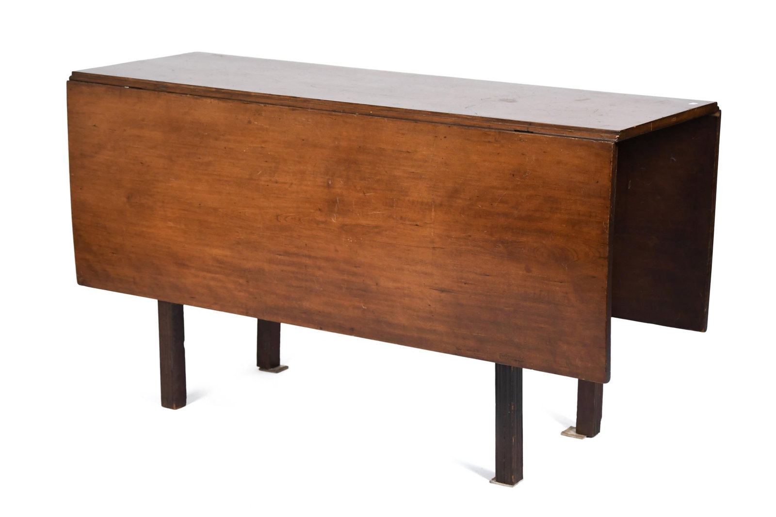 18TH C. AMERICAN CHIPPENDALE CHERRY DROP LEAF TABLE. (1 of 8)