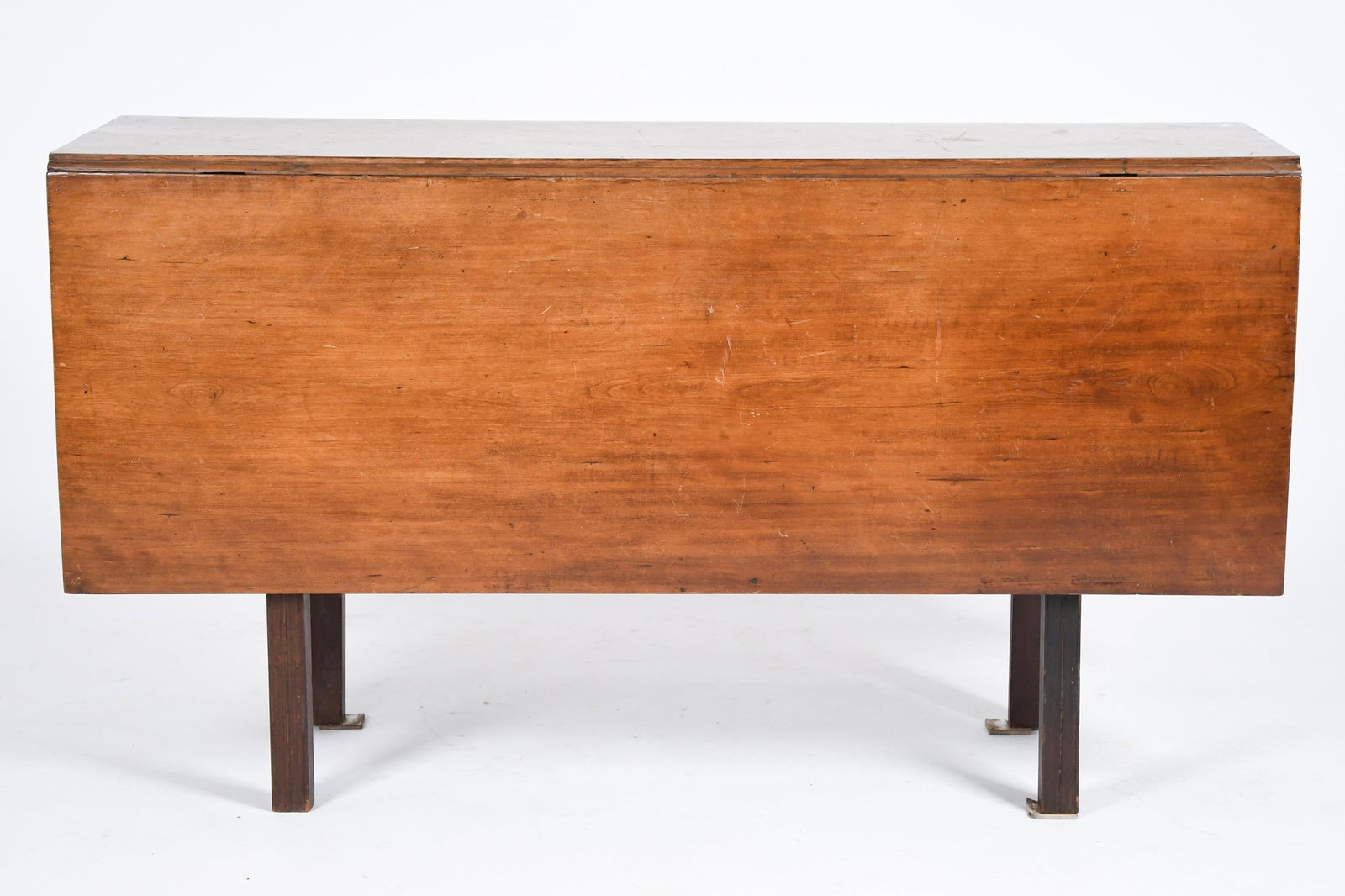 18TH C. AMERICAN CHIPPENDALE CHERRY DROP LEAF TABLE. - 3