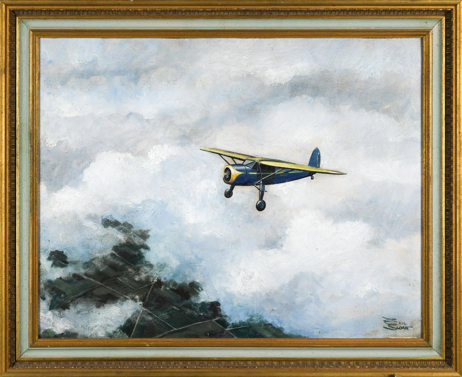 ERIC SLAONE OIL, FAIRCHILD F71 AIRPLANE. (1 of 8)