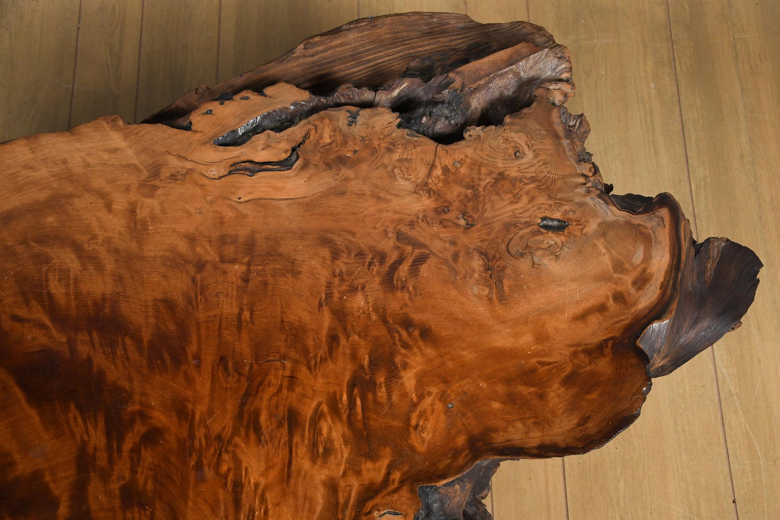 LARGE LIVE EDGE COFFEE TABLE. - 5