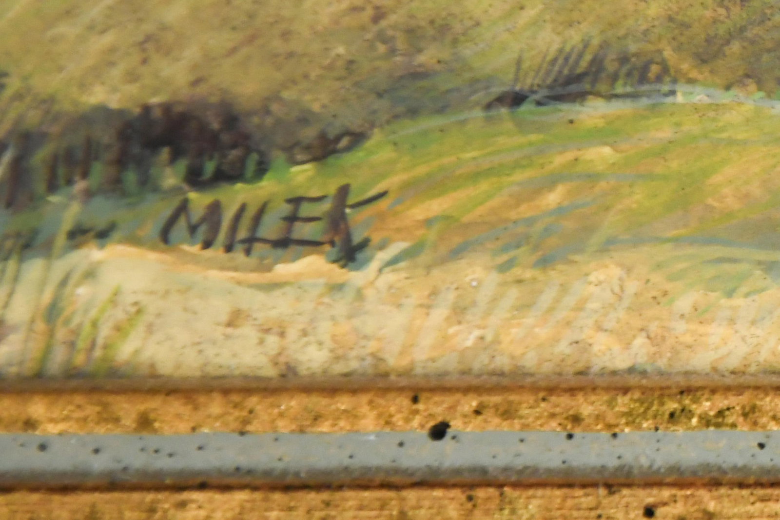GARY MILEK TEMPERA, LANDSCAPE. - 6
