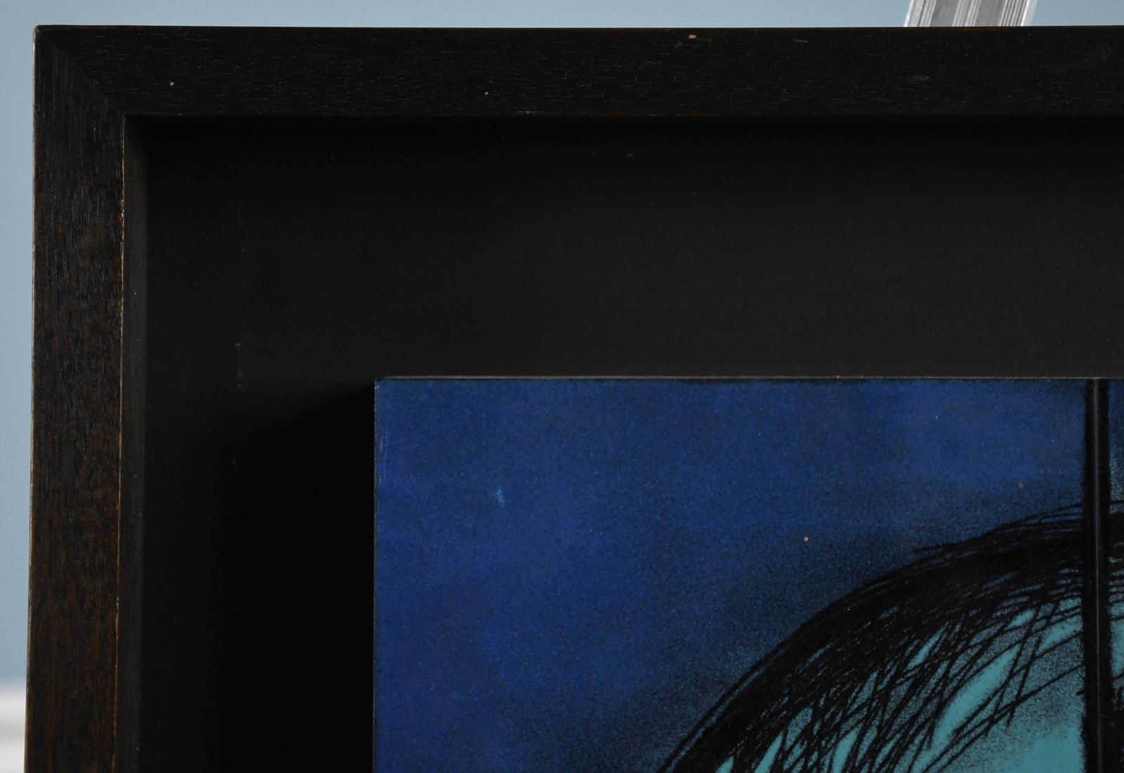 JACKSON WOOLLEY ENAMELED ARTWORK, TWO FACES. - 5