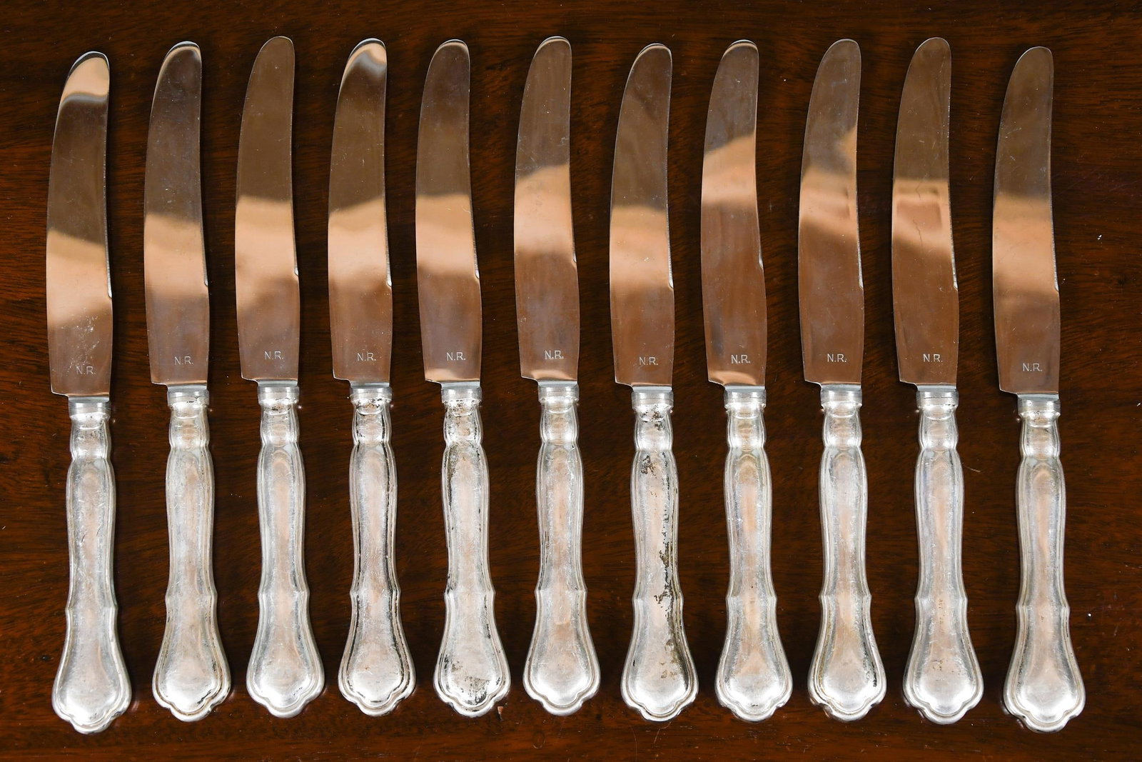 LARGE SET 800 SILVER FLATWARE, 214 OZ T. - 16