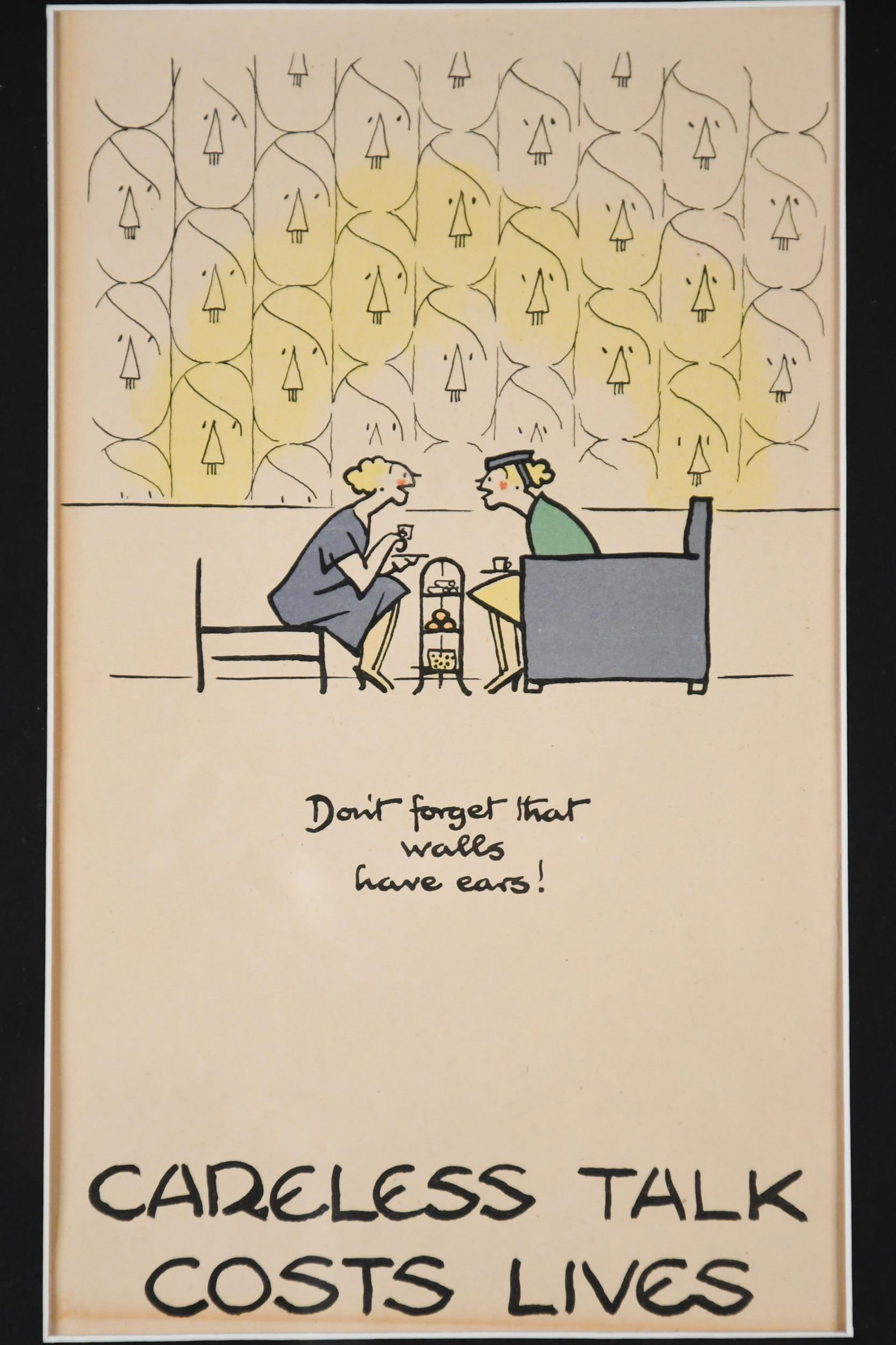 WWII PROPAGANDA LITHOGRAPH. - 5