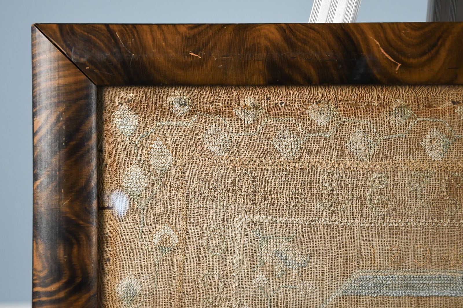SALLY GRIDLEY, VT NEEDLEWORK SAMPLER. - 2