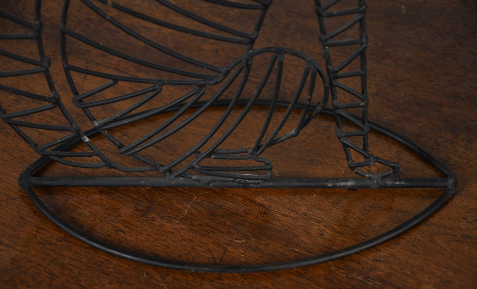 JOHN RISLEY METAL CAT CANDLE HOLDER. - 4