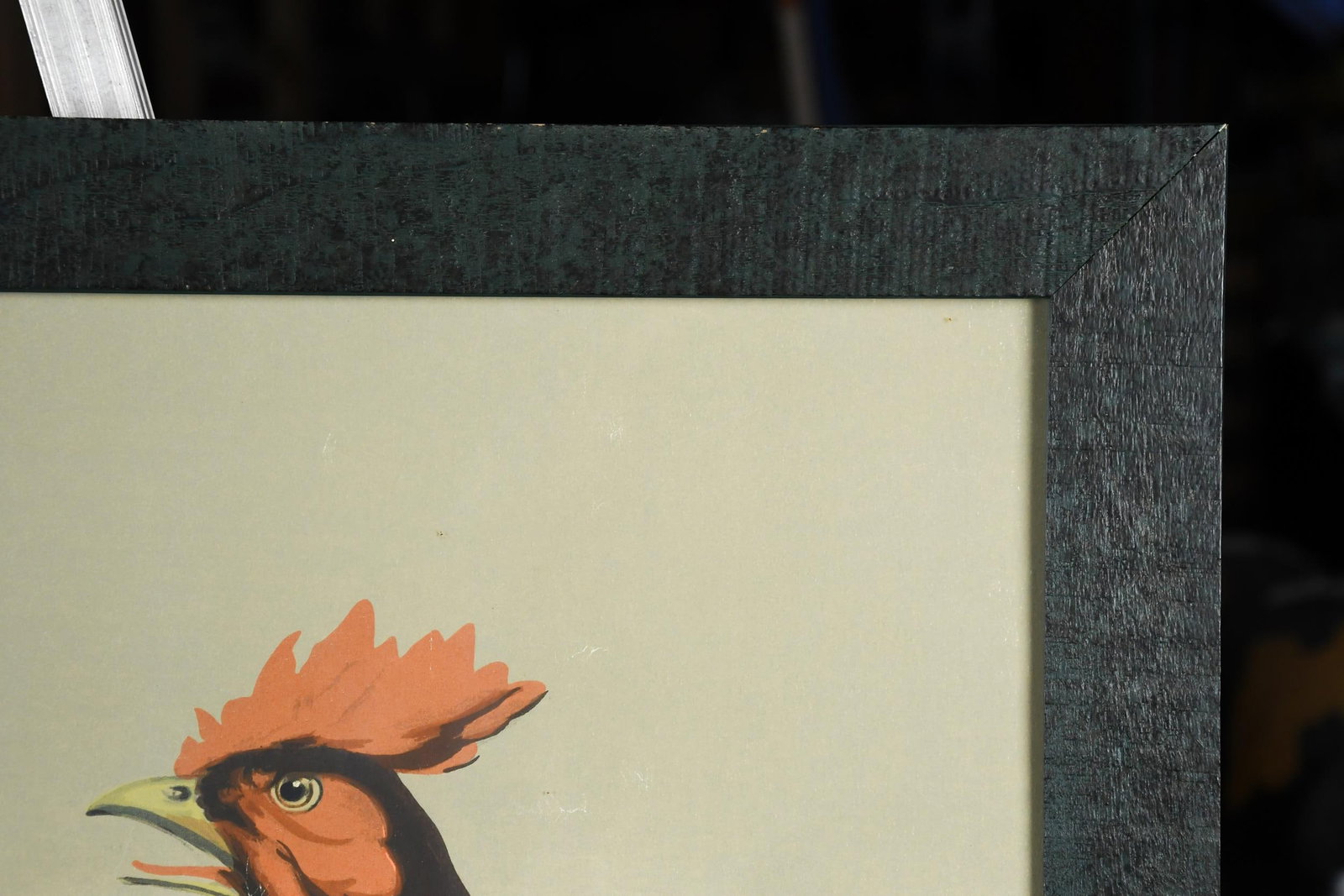 VINTAGE ROOSTER SERIGRAPH. - 4