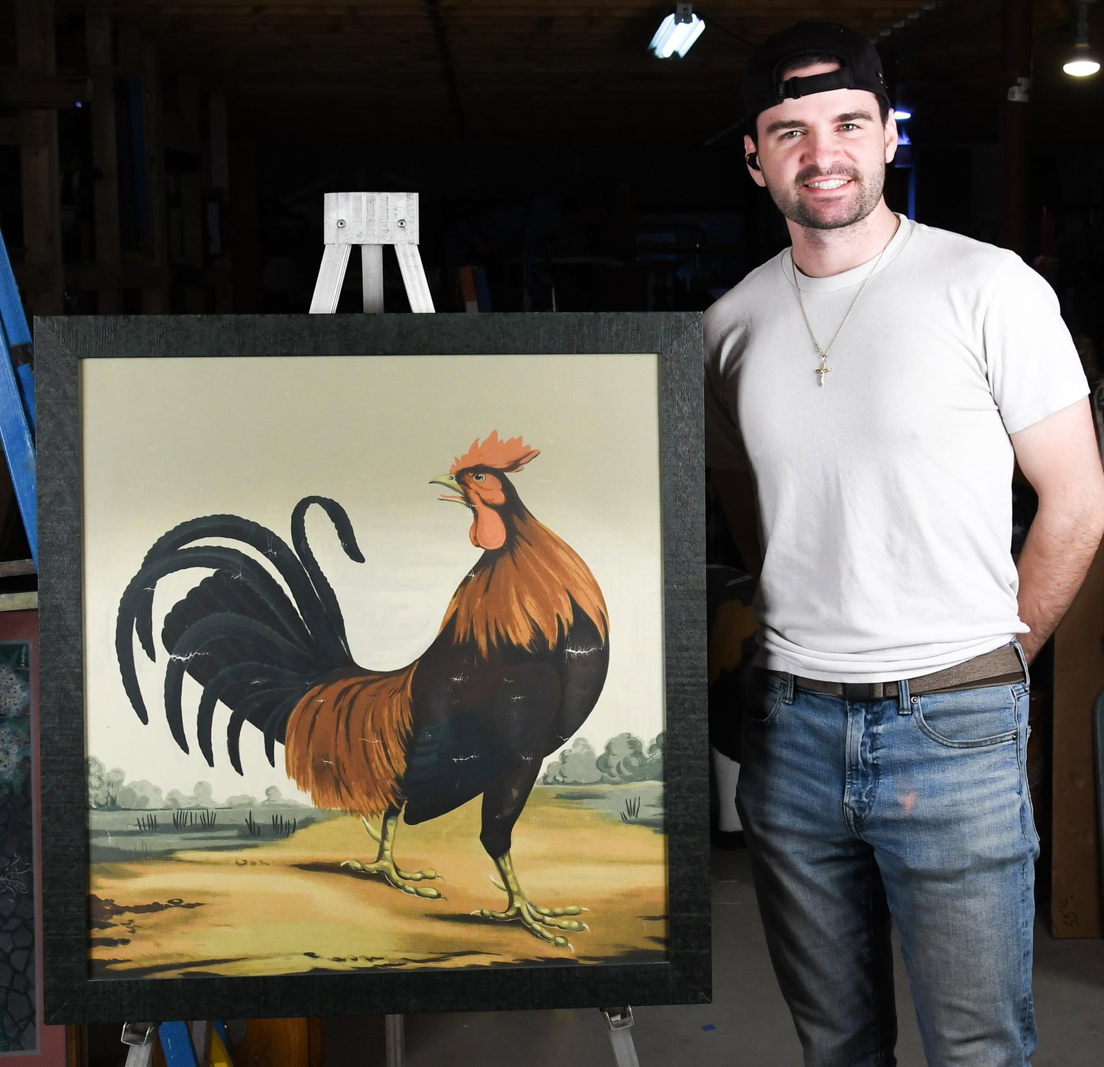 VINTAGE ROOSTER SERIGRAPH. - 6