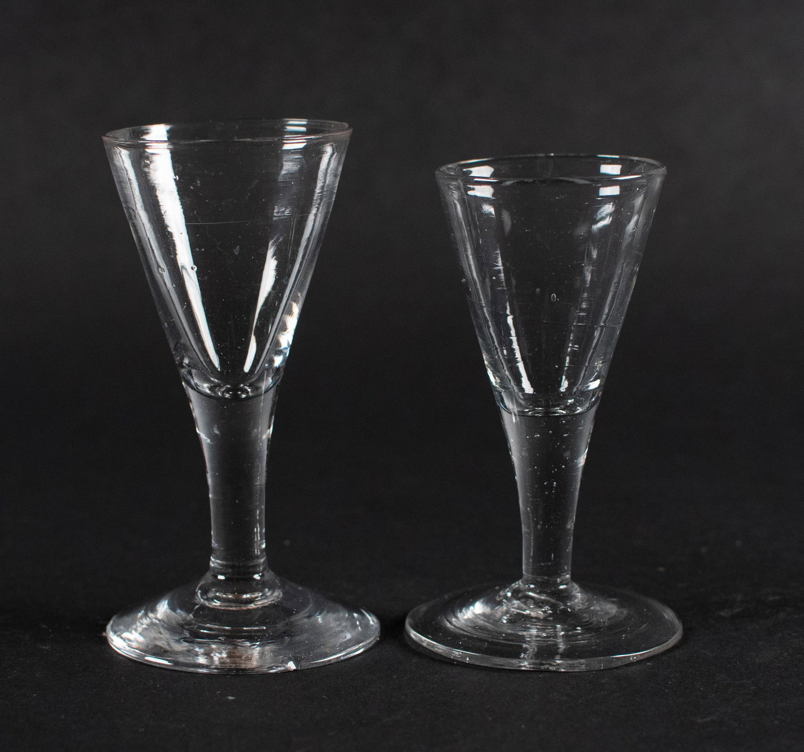 18TH C. HANDBLOWN STEMWARE, 19 PCS. - 4