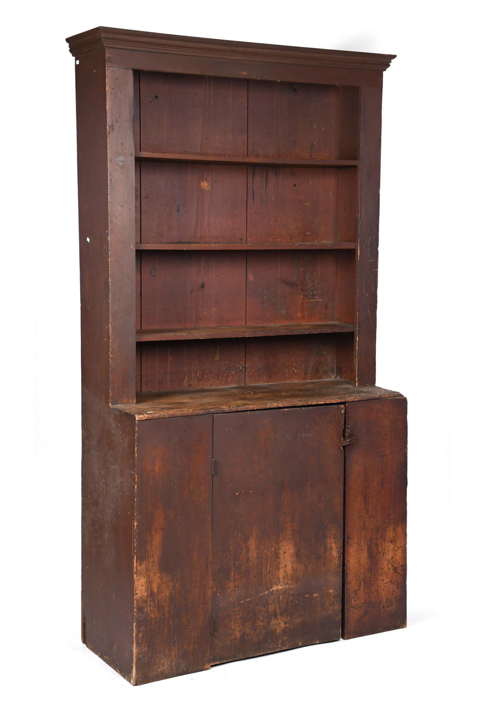 EARLY 19TH C. NE FLOOR CUPBOARD. (1 of 13)