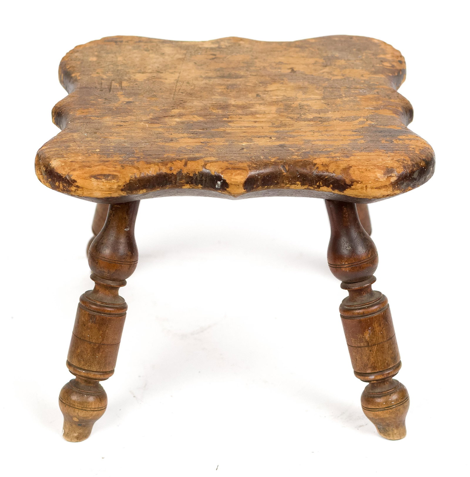 ANTIQUE WINDSOR FOOTSTOOL. - 2