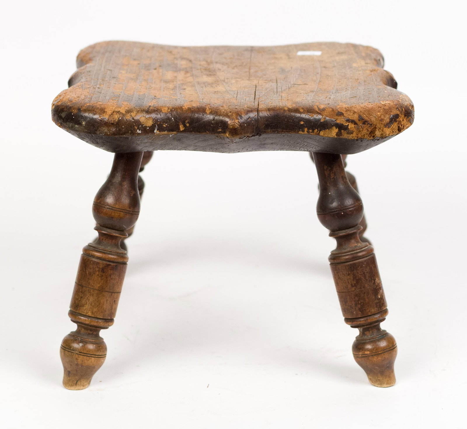 ANTIQUE WINDSOR FOOTSTOOL. - 5