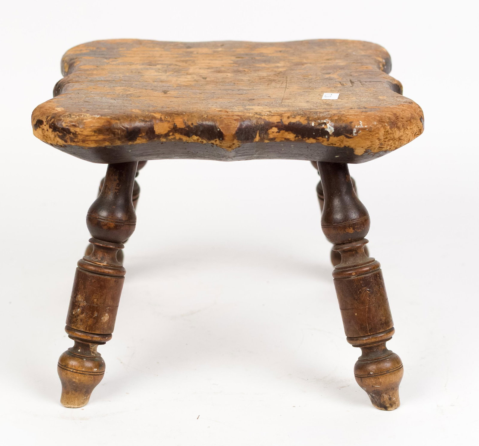 ANTIQUE WINDSOR FOOTSTOOL. - 6