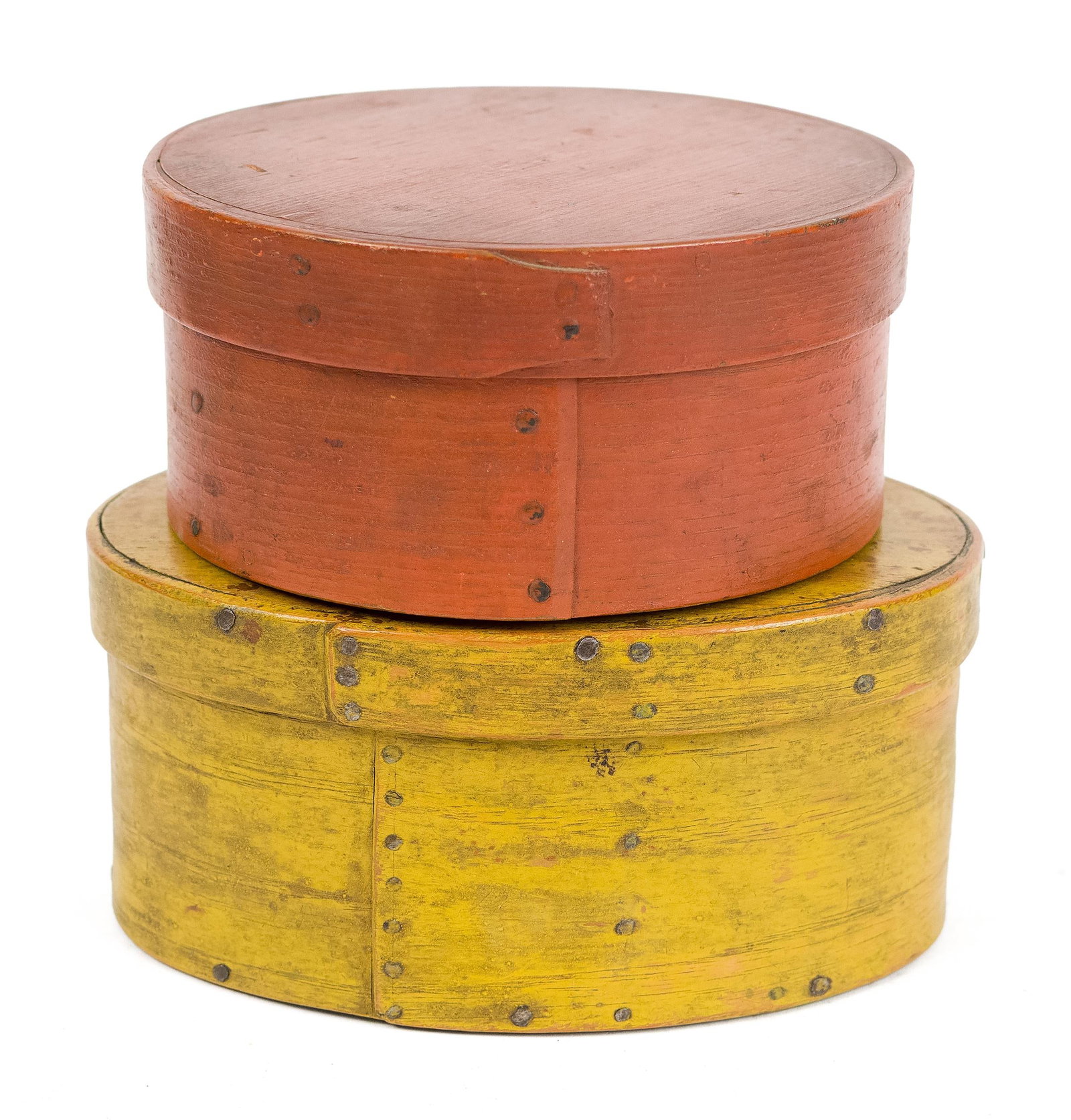 TWO ANTIQUE PAINTED PANTRY BOXES (1 of 10)