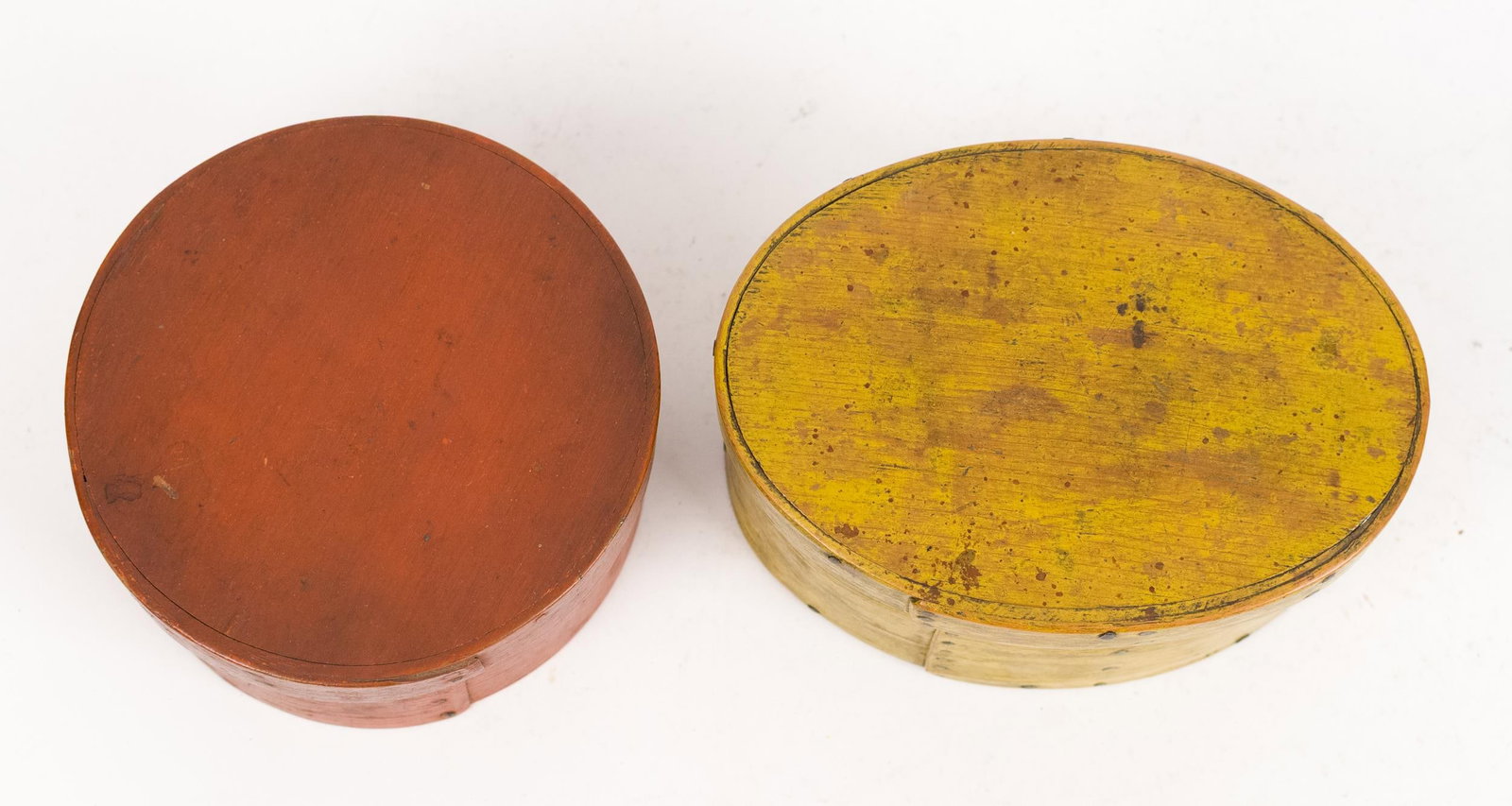 TWO ANTIQUE PAINTED PANTRY BOXES - 3